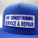HVAC A/C Service Repairman Retro Trucker Hat-2
