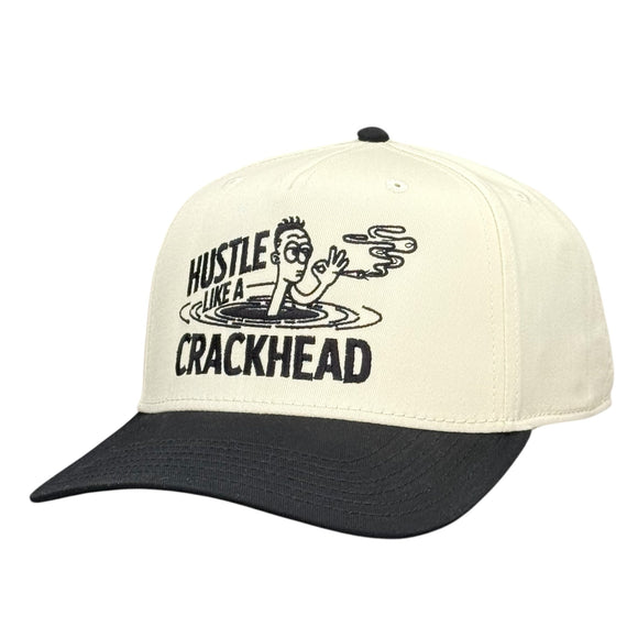 Hustle Like A Crackhead Custom Embroidered Hat