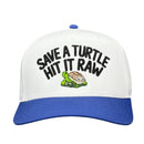 Save A Turtle Hit It Raw Hat Custom Embroidered-1