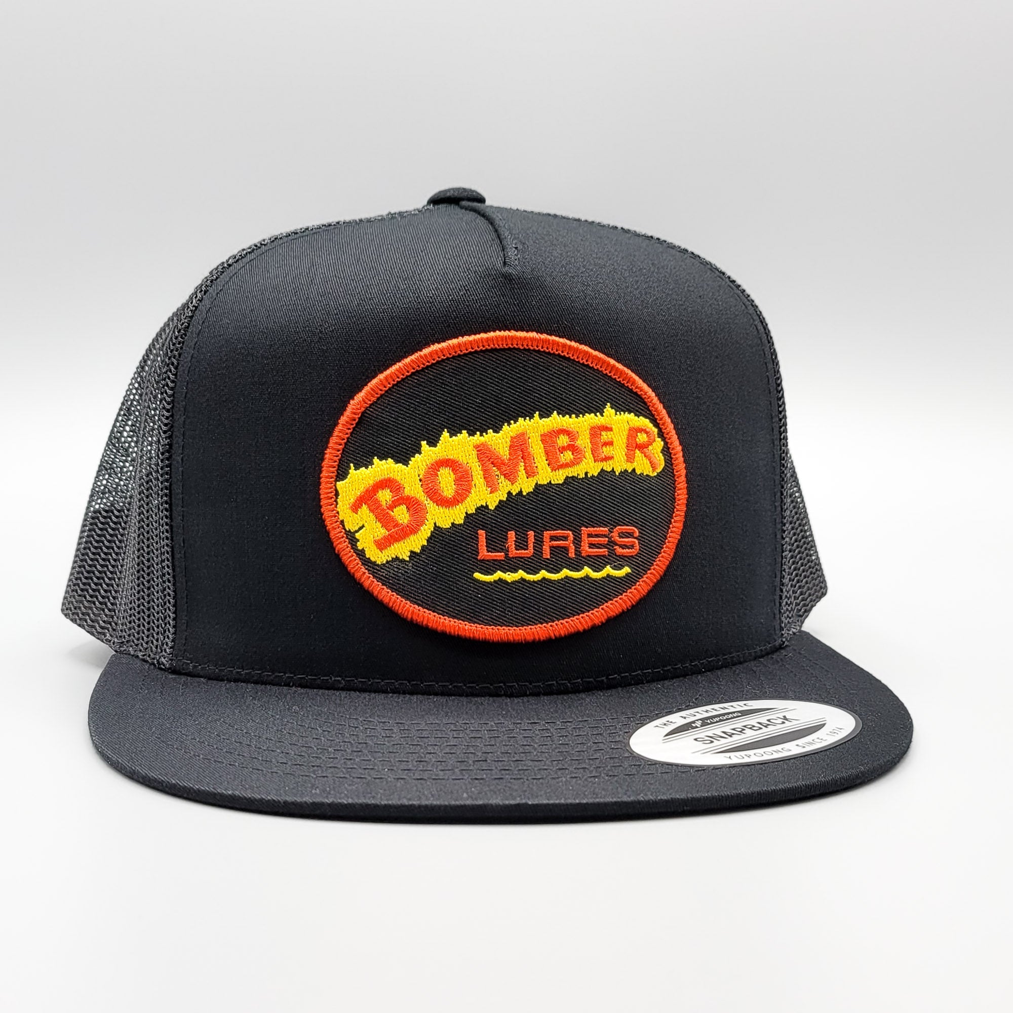 baseball hat fishing lures Strike King Trucker Hat, Retro Patch on Yupoong 6006 Vintage Truckers Aces lineup built for the course and beyond Trucker Hat - Team D.O.A.