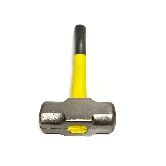 Foam Rubber Roughneck Mini Sledgehammer Prop 16 Inch  - Black and Yellow