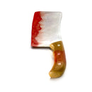 Foam Rubber Lightwood Handle Medium Butcher's Cleaver Prop-10