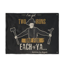 Doc Holiday "Two Irons" Flag-4