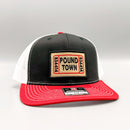 Pound Town Funny Retro Trucker Hat-4