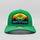 Giddy Up Sluts Funny Vintage Truckers Original Hat-1
