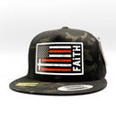 Faith Christian American Flag Trucker-4