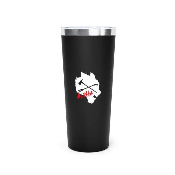 Alpha | Tough People Copper Vacuum Insulated Tumbler, 22oz