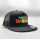 Super Daddio Black Father's Day Trucker Hat-7