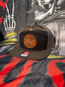 Black/Camo 7 Panel (brown leather patch)-2