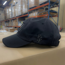 Murdered Out Black Ripstop Full Fabric American Flag Range Hat-12