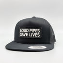 Loud Pipes Biker Trucker Hat-3