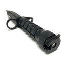 12 Inch Rubber Army M9 Tactical Bayonet Knife Black Stunt Prop with Sheath-2