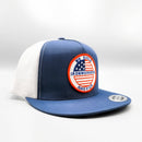 USA Ironworkers "We Build America" Union Welder Navy Trucker Hat-5