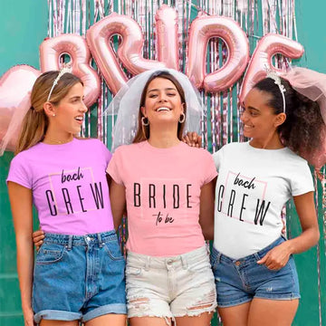 Bach Crew Bride To be Party Bachelorette T-shirt