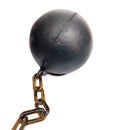 Foam Rubber Ball with Plastic Chain & Prop Leg Iron - Action Prop-8