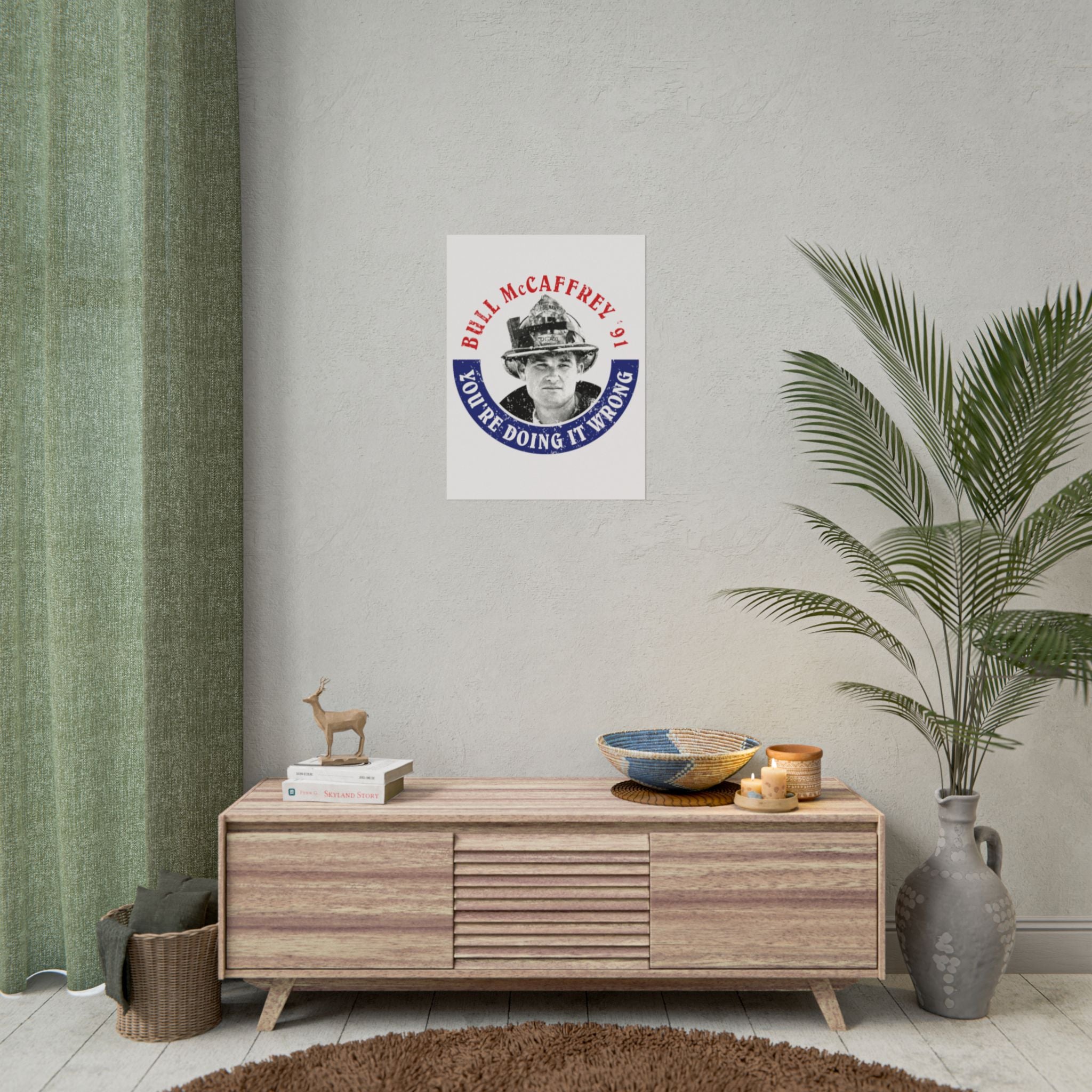 Bull (White) Poster