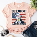 George Sloshington 4th of July Shirt – Washington Drinking Party Tee-4