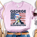 George Sloshington 4th of July Shirt – Washington Drinking Party Tee-6