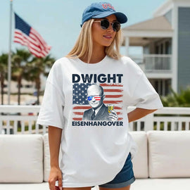 Eisenhangover 4th of July Shirt – Funny Dwight Eisenhower Boozy Tee - 0