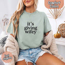 It’s Giving Wifey Comfort Colors Tee – Bride to Be or Wedding Gift Shirt-7