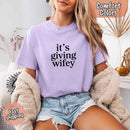 It’s Giving Wifey Comfort Colors Tee – Bride to Be or Wedding Gift Shirt-6