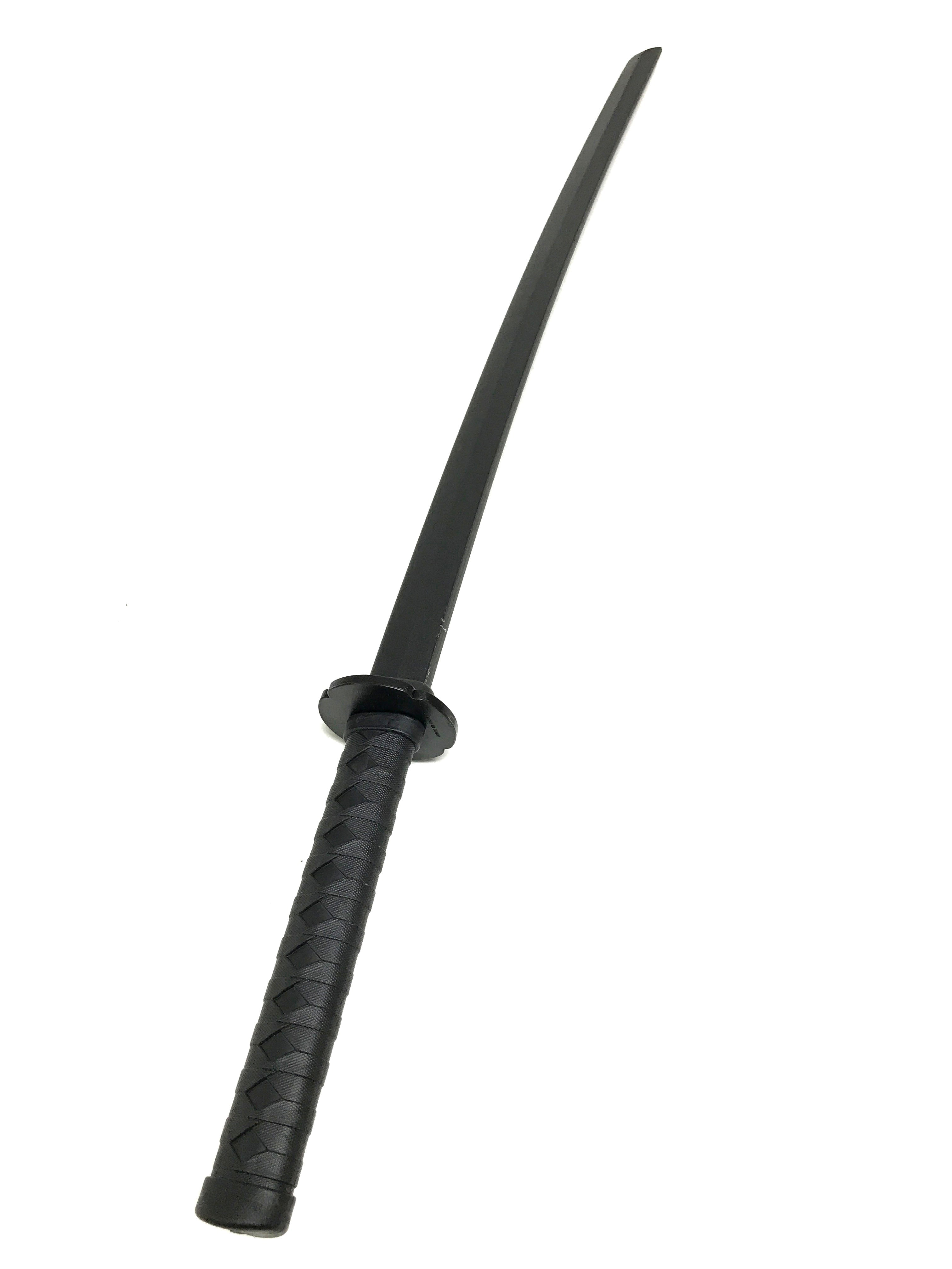 Poly 39 Inch Black Bokken Katana Sword Full Contact Stunt Prop - Perfect for Training