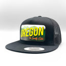 Oregon Ducks State Retro Trucker Hat-4