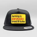 Farming is Everyone's Bread & Butter Farmer Trucker Hat-1