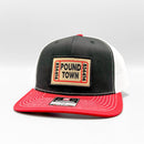 Pound Town Funny Retro Trucker Hat-3