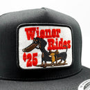 Wiener Rides 25 Cents Funny Patch Trucker Hat-2