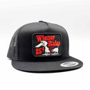 Wiener Rides 25 Cents All Black Trucker Hat-5