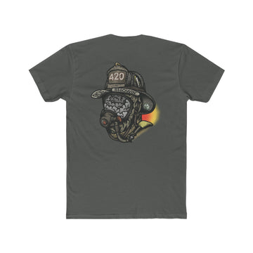 Smoke Showing Firefighter - Crew Tee - 0