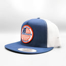 USA Ironworkers "We Build America" Union Welder Navy Trucker Hat-6