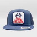 Fight Pollution Ride a Bike Trucker Hat-3