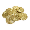 Gold Plated Bitcoin Cryptocurrency BTC Collectible Replica Display Prop-2