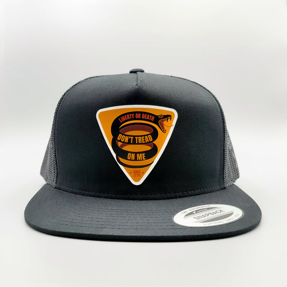 Don't Tread on Me, Triad Gadsden Flag Patriotic Trucker Hat
