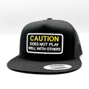 Caution Doesn't Play Well With Others Funny Trucker-3