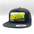 Oregon Ducks State Retro Trucker Hat-3