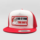Santa "I Do it for the Ho's" Christmas Trucker Hat-3