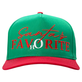 Santa’s Favorite Ho Ho Hat custom embroidered Funny Christmas gift￼ - 0