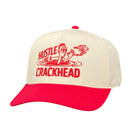 Hustle Like A Crackhead Custom Embroidered Hat-8