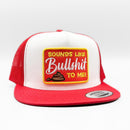 No BS Trucker Hat, Retro Seems Like Bullshit Funny Trucker Hat-5