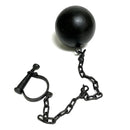 Foam Rubber Ball with Plastic Chain & Prop Leg Iron - Action Prop-1