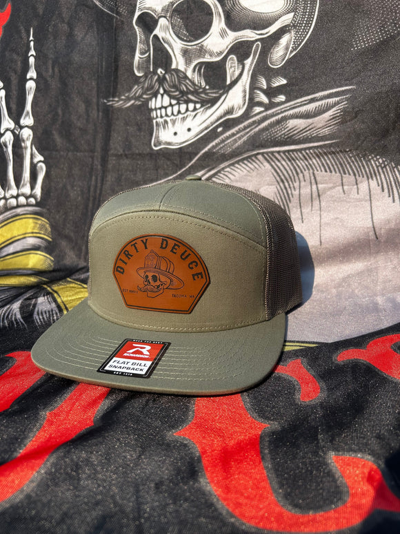 Olive Green Richardson 7 Panel Tombstone Patch