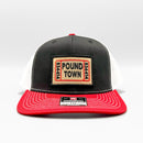 Pound Town Funny Retro Trucker Hat-1