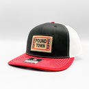Pound Town Funny Retro Trucker Hat-6