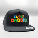 Super Daddio Black Father's Day Trucker Hat-3