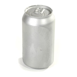 Flexible Foam Aluminum Can Prop - SILVER