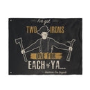 Doc Holiday "Two Irons" Flag-3