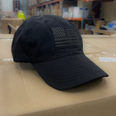 Murdered Out Black Ripstop Full Fabric American Flag Range Hat-14